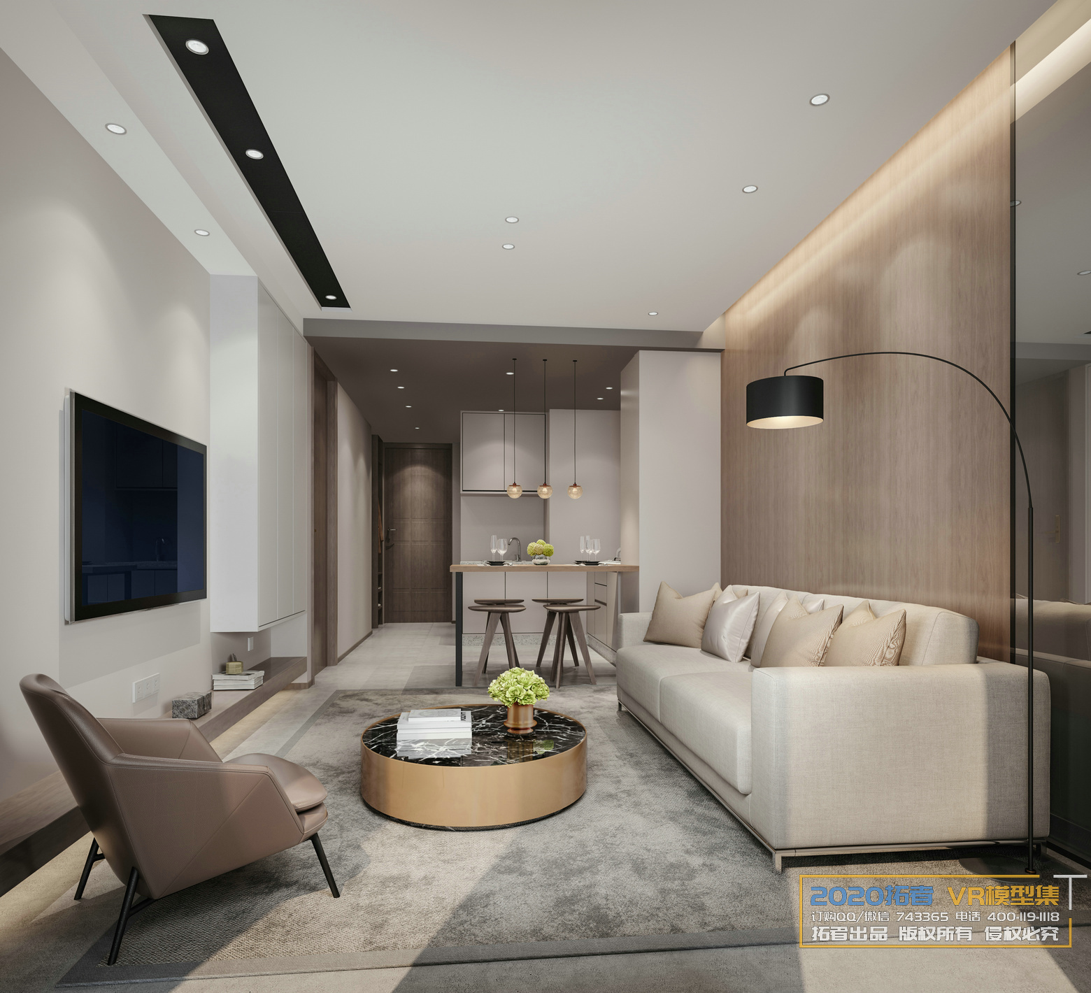 Extension Interior 20 – LIVINGROOM – 120 - thumbnail 1