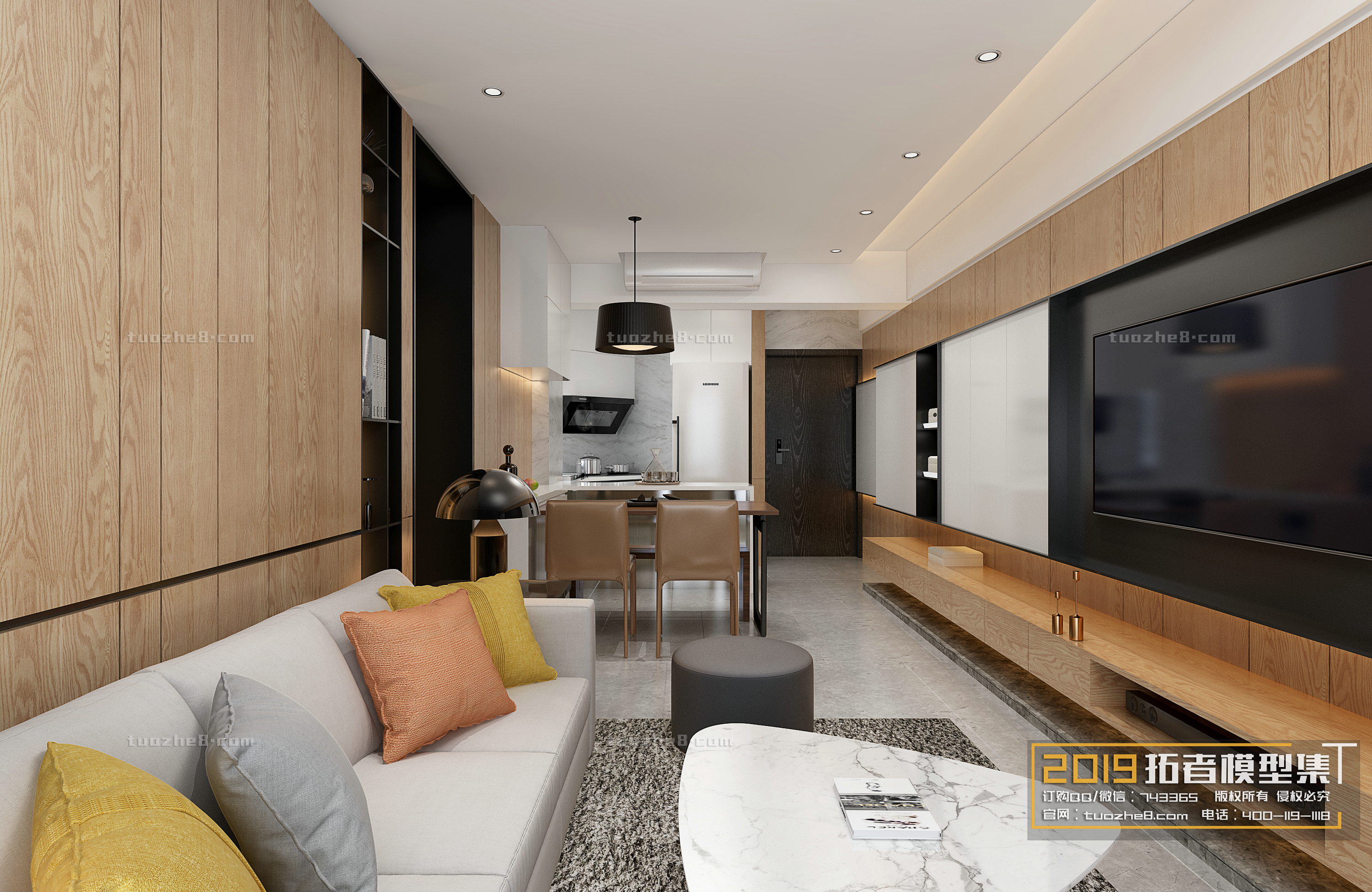 Extension Interior – LINGVING ROOM – MODERN STYLES – 019 - thumbnail 1