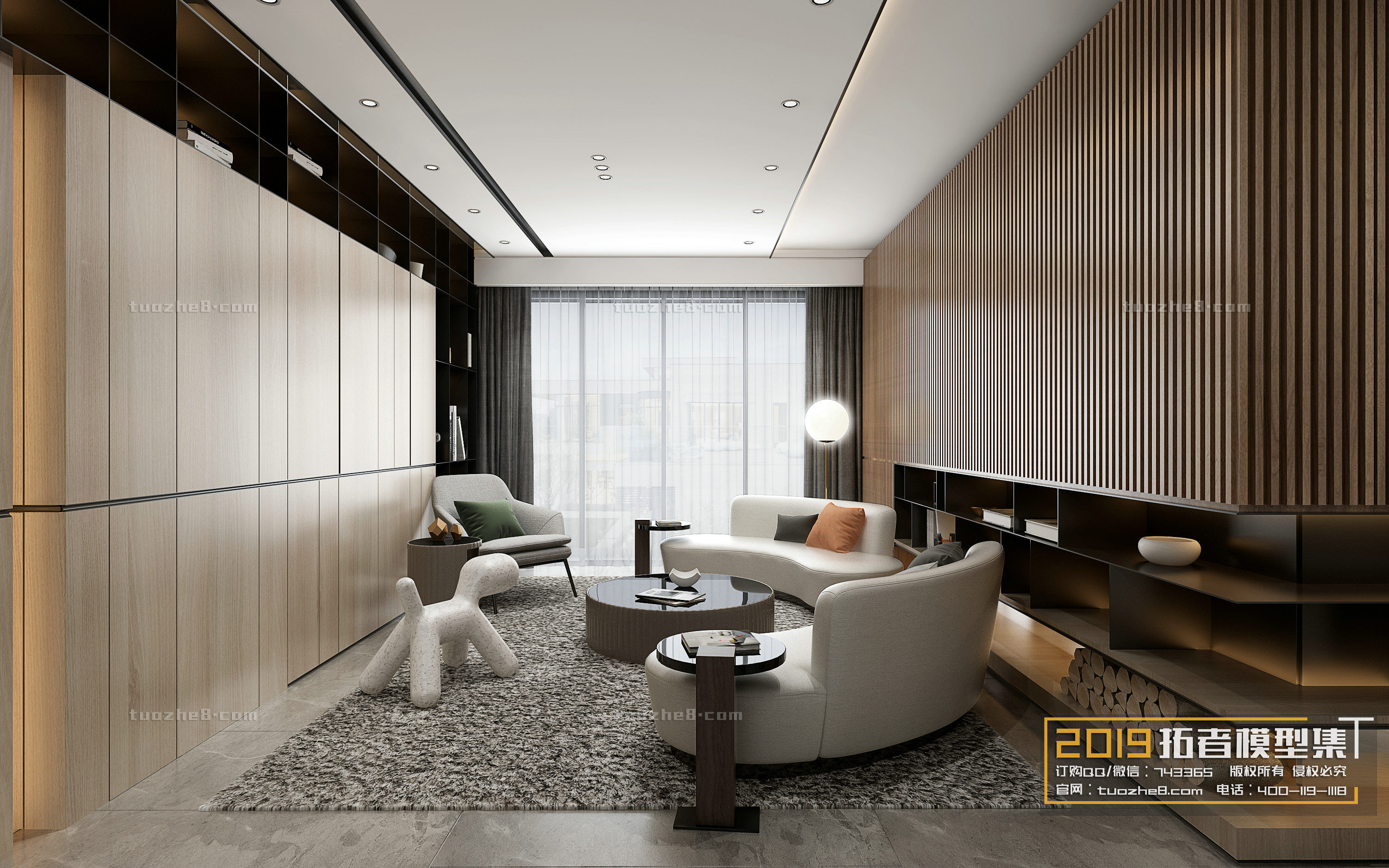 Extension Interior – LINGVING ROOM – MODERN STYLES – 020 - thumbnail 1