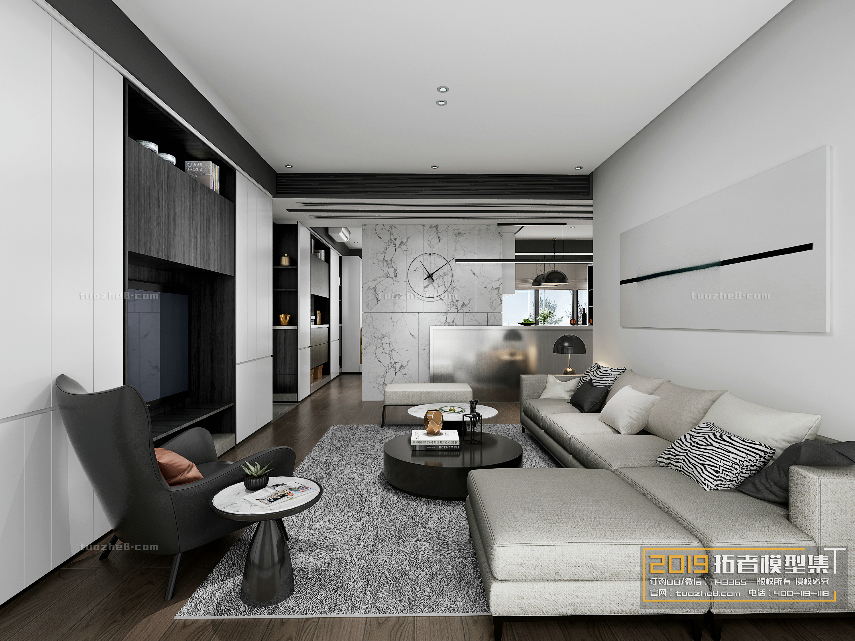 Extension Interior – LINGVING ROOM – MODERN STYLES – 024 - thumbnail 1