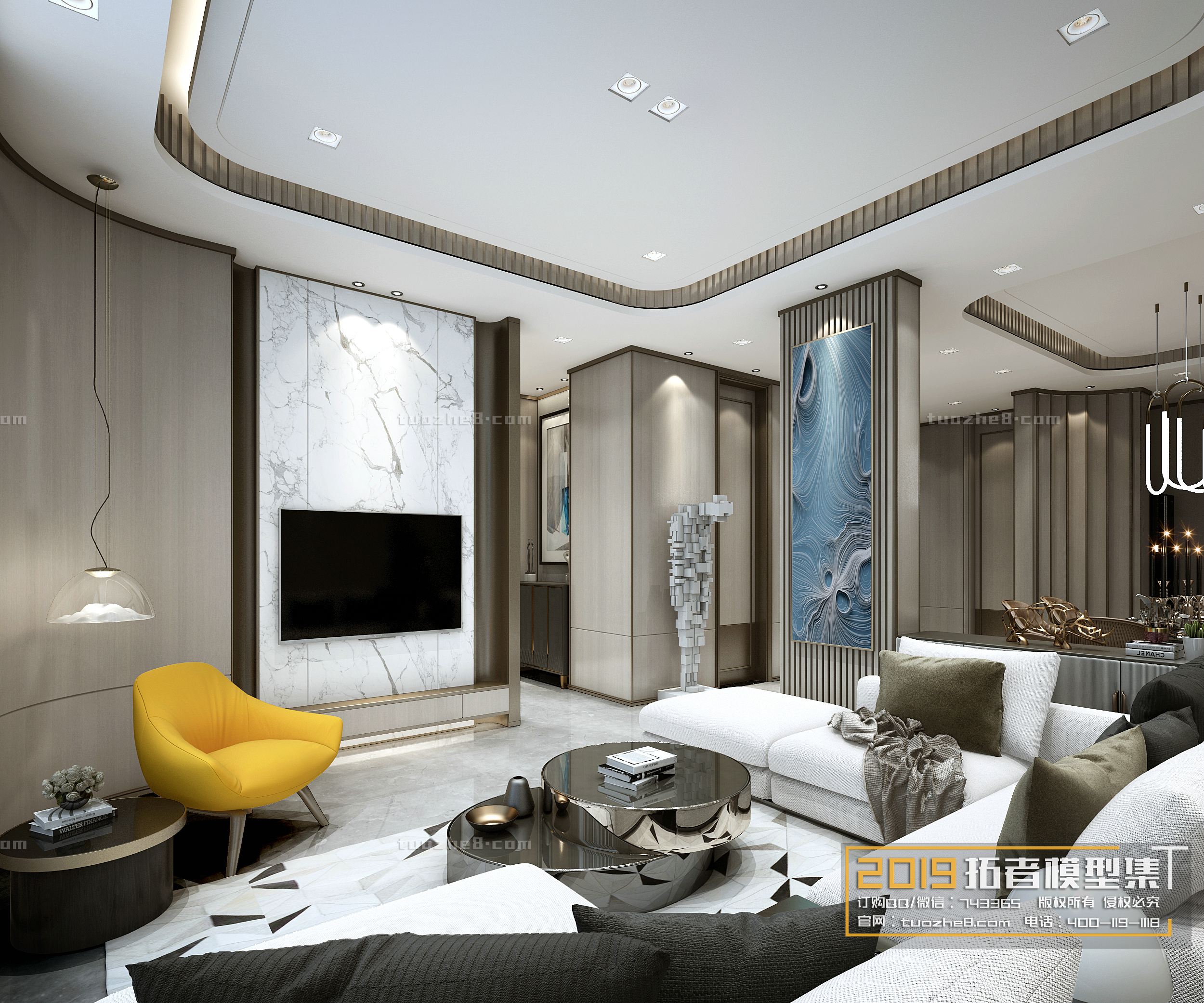 Extension Interior – LINGVING ROOM – MODERN STYLES – 030 - thumbnail 1