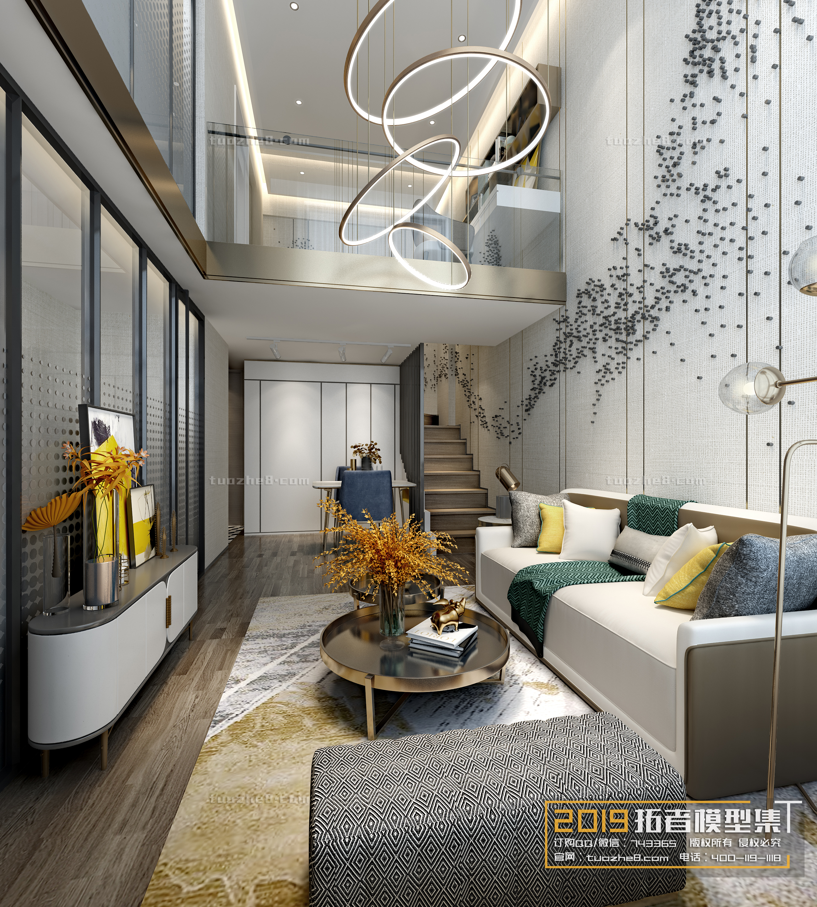 Extension Interior – LINGVING ROOM – MODERN STYLES – 036 - thumbnail 1