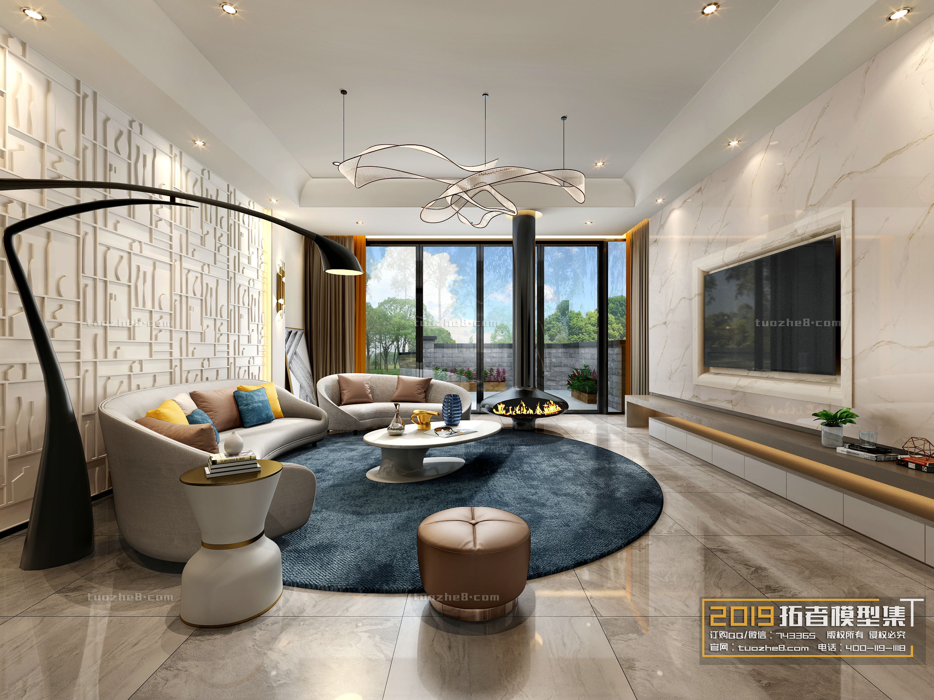 Extension Interior – LINGVING ROOM – MODERN STYLES – 038 - thumbnail 1