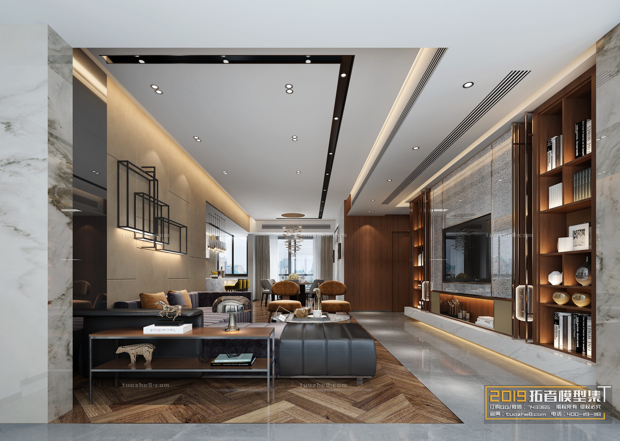 Extension Interior – LINGVING ROOM – MODERN STYLES – 050 - thumbnail 1