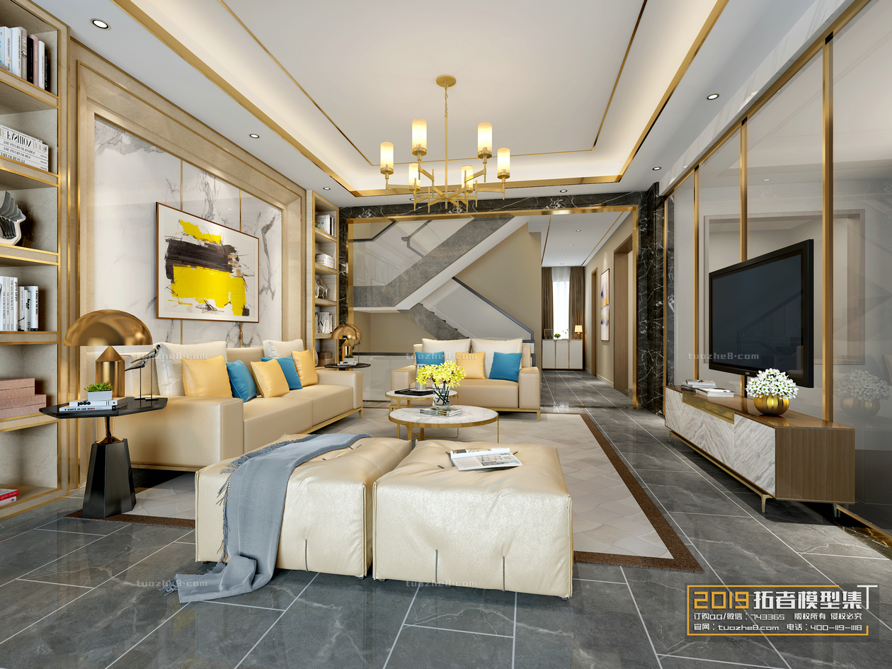 Extension Interior – LINGVING ROOM – MODERN STYLES – 065 - thumbnail 1