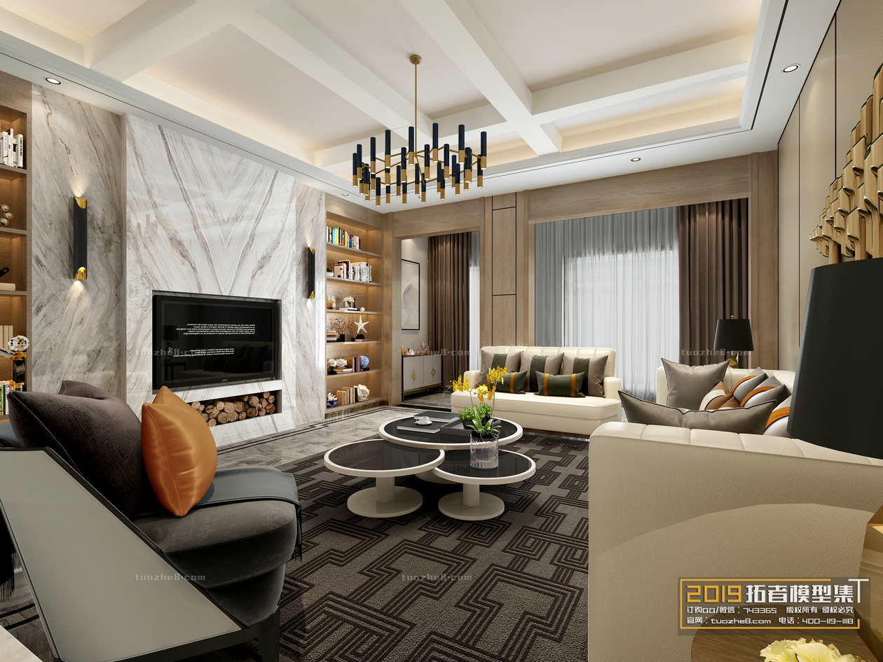 Extension Interior – LINGVING ROOM – MODERN STYLES – 074 - thumbnail 1