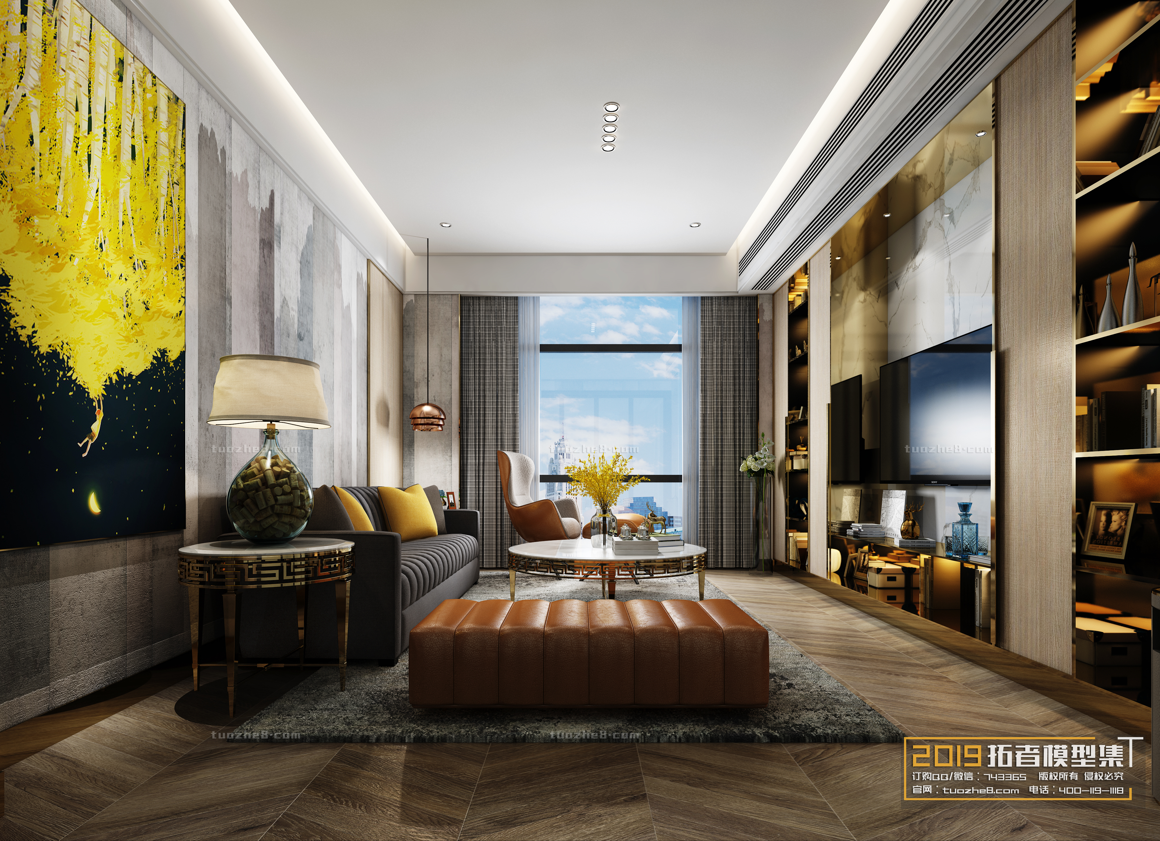 Extension Interior – LINGVING ROOM – MODERN STYLES – 094 - thumbnail 1