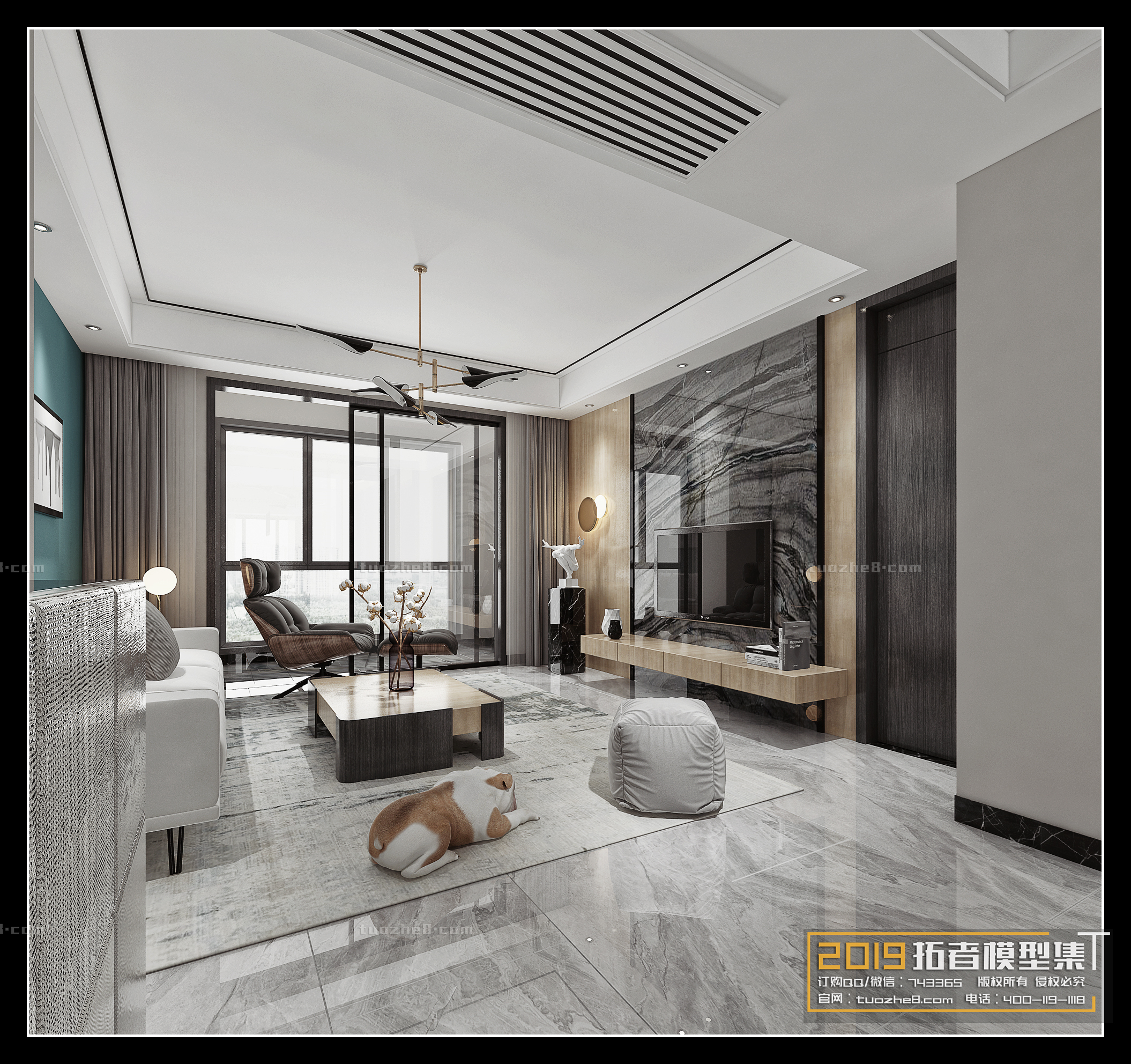 Extension Interior – LINGVING ROOM – MODERN STYLES – 147 - thumbnail 1