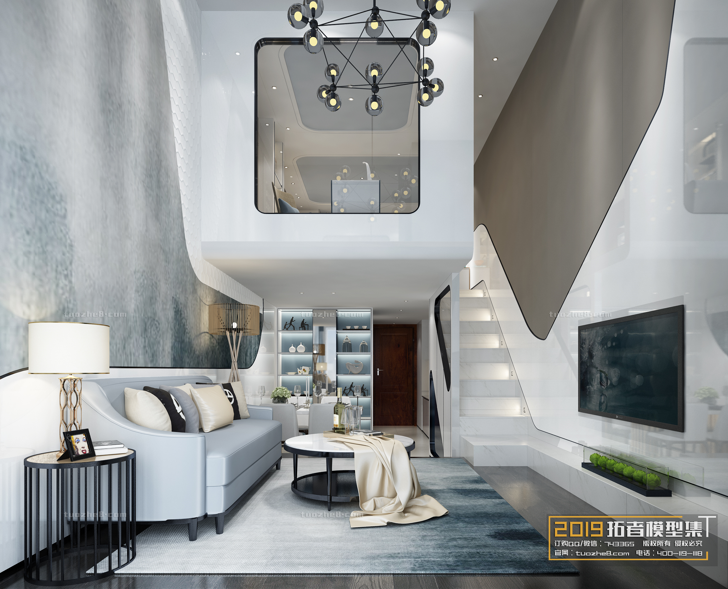 Extension Interior – LINGVING ROOM – MODERN STYLES – 148 - thumbnail 1