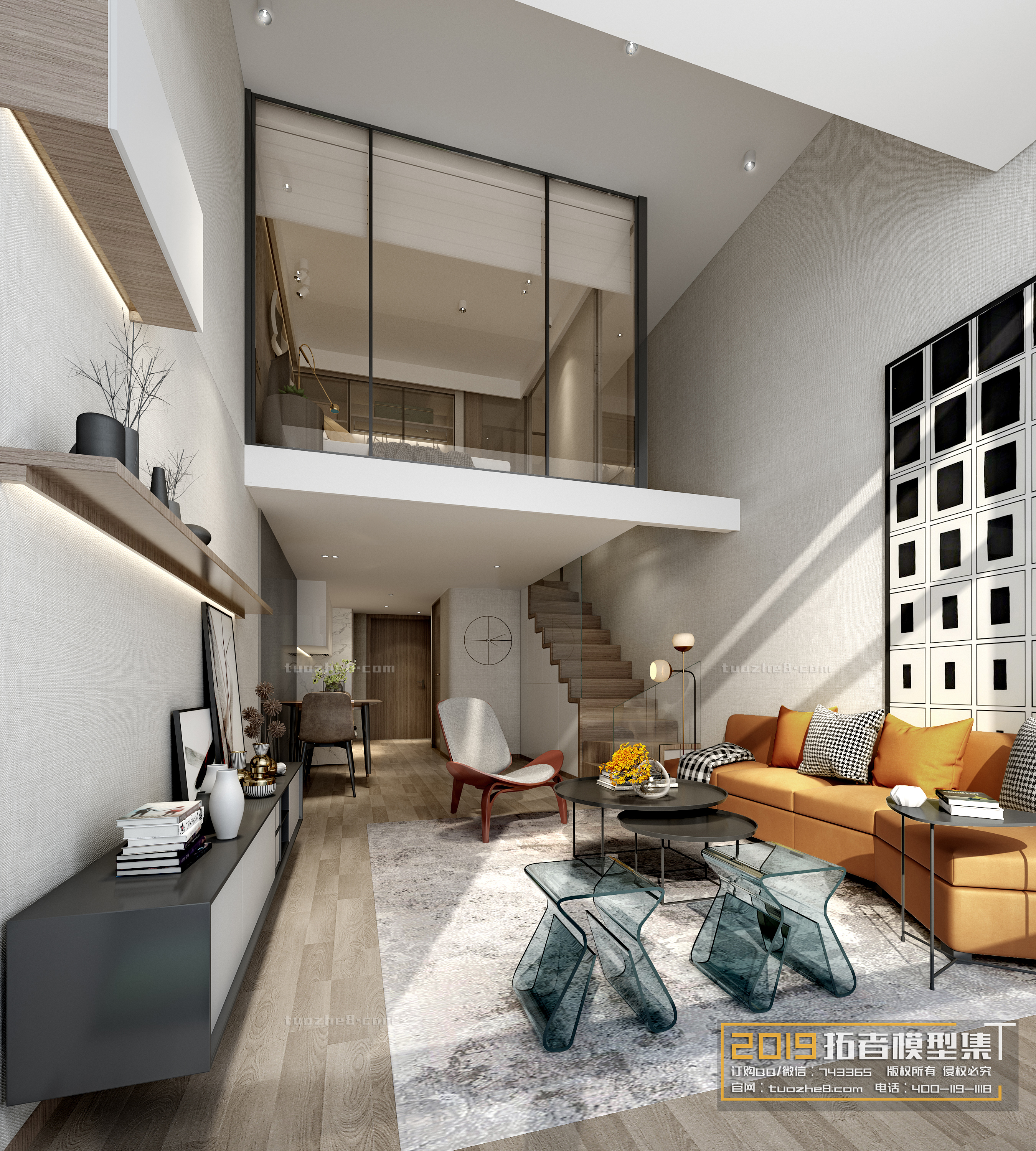 Extension Interior – LINGVING ROOM – MODERN STYLES – 158 - thumbnail 1