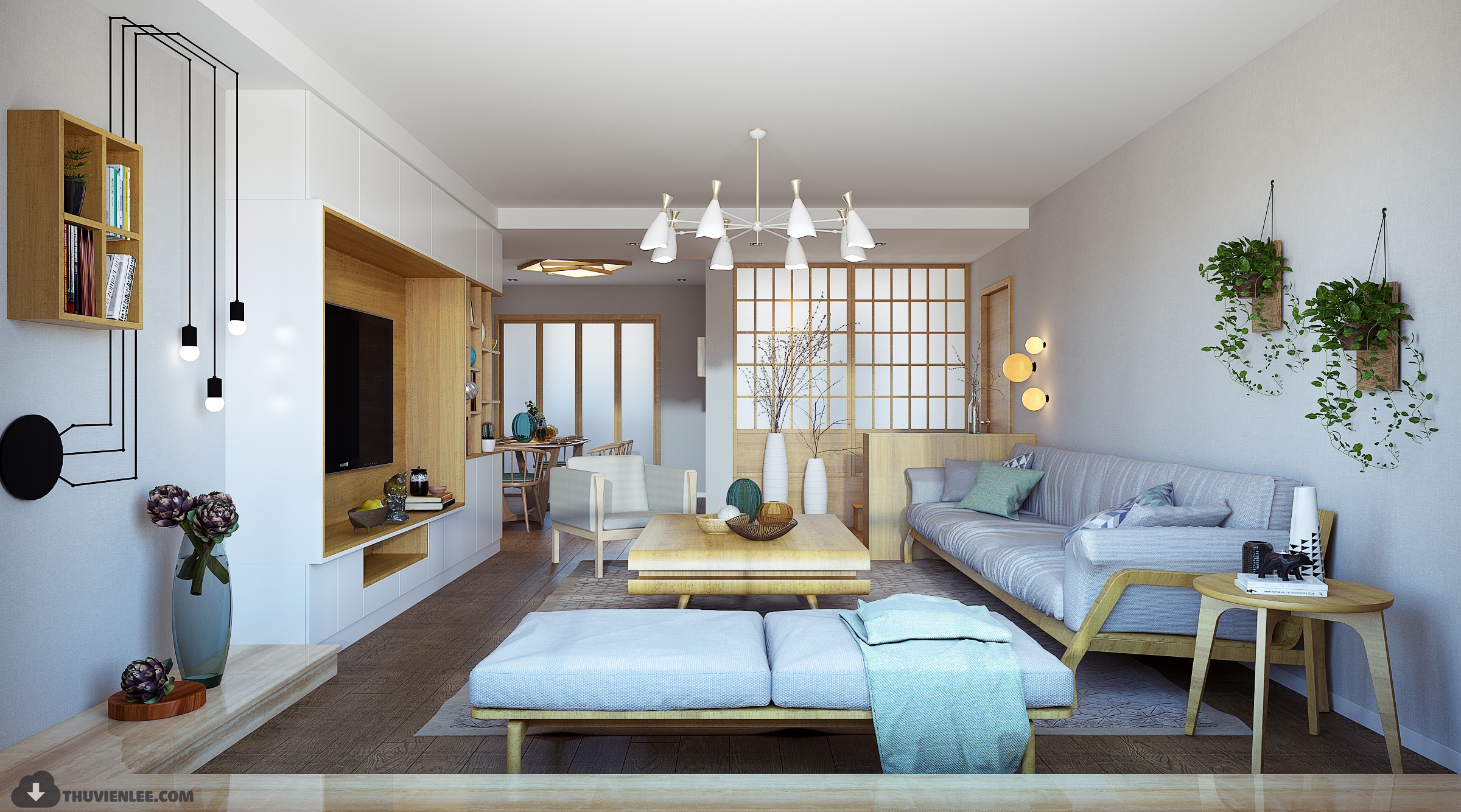 INTERIOR 3D MODELS – MODERN STYLE – 3D MODELS – VRAY – 110 - thumbnail 1