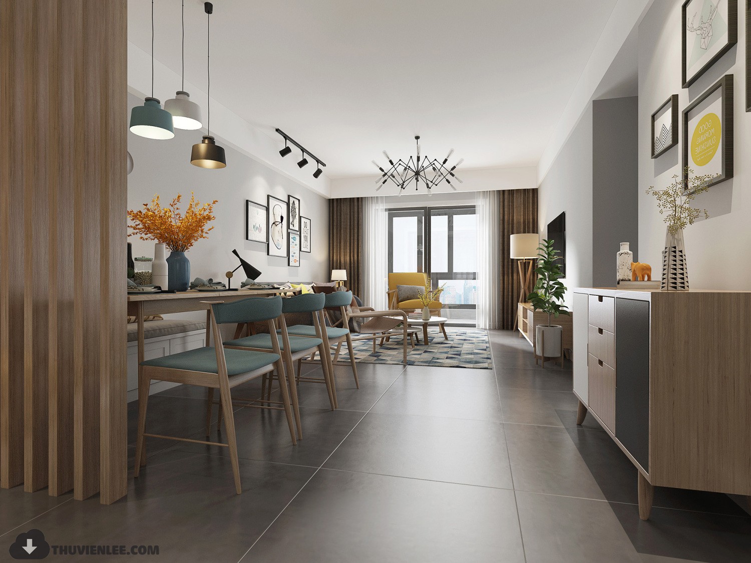 INTERIOR 3D MODELS – MODERN STYLE – 3D MODELS – VRAY – 172 - thumbnail 1