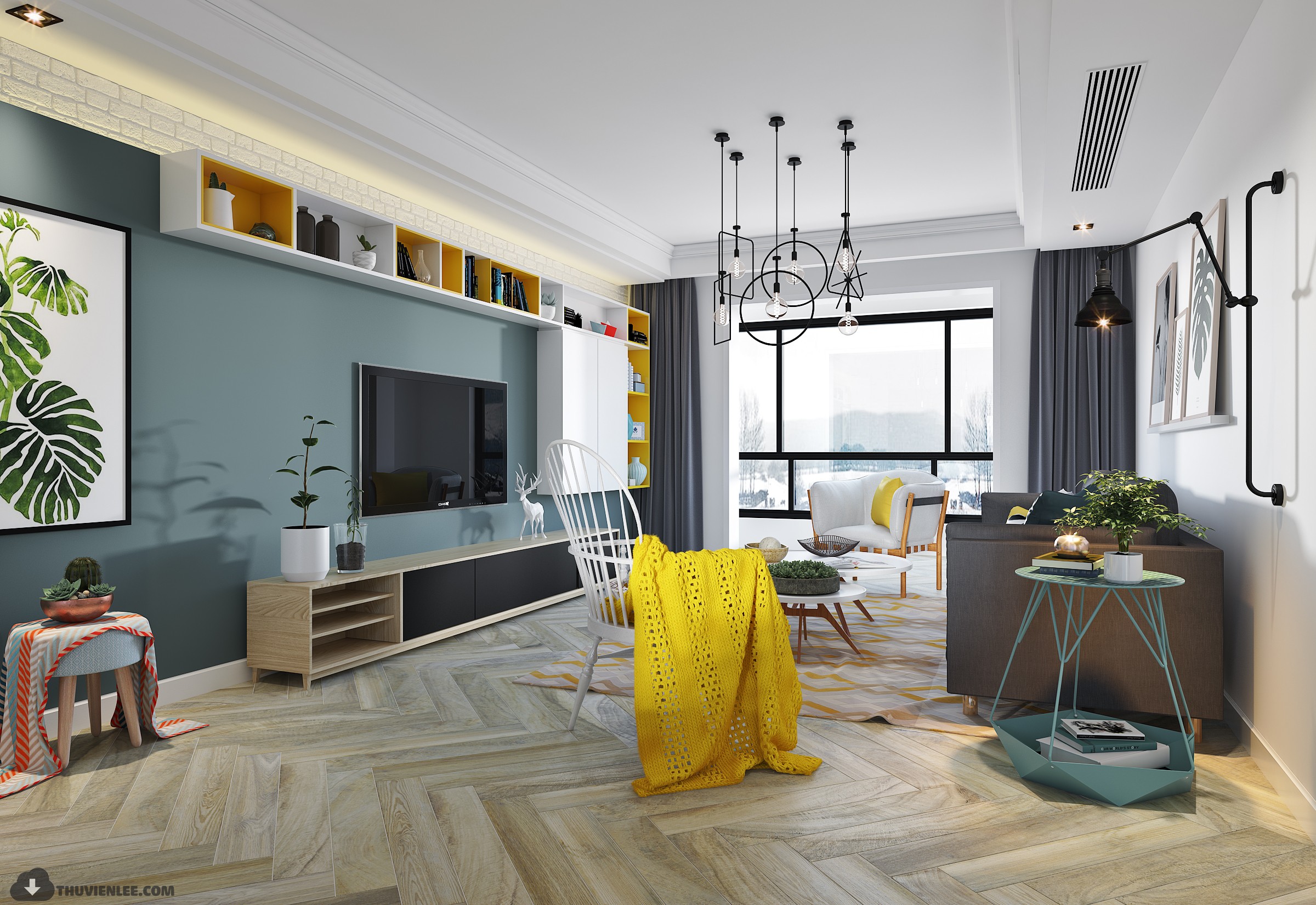 INTERIOR 3D MODELS – MODERN STYLE – 3D MODELS – VRAY – 35 - thumbnail 1