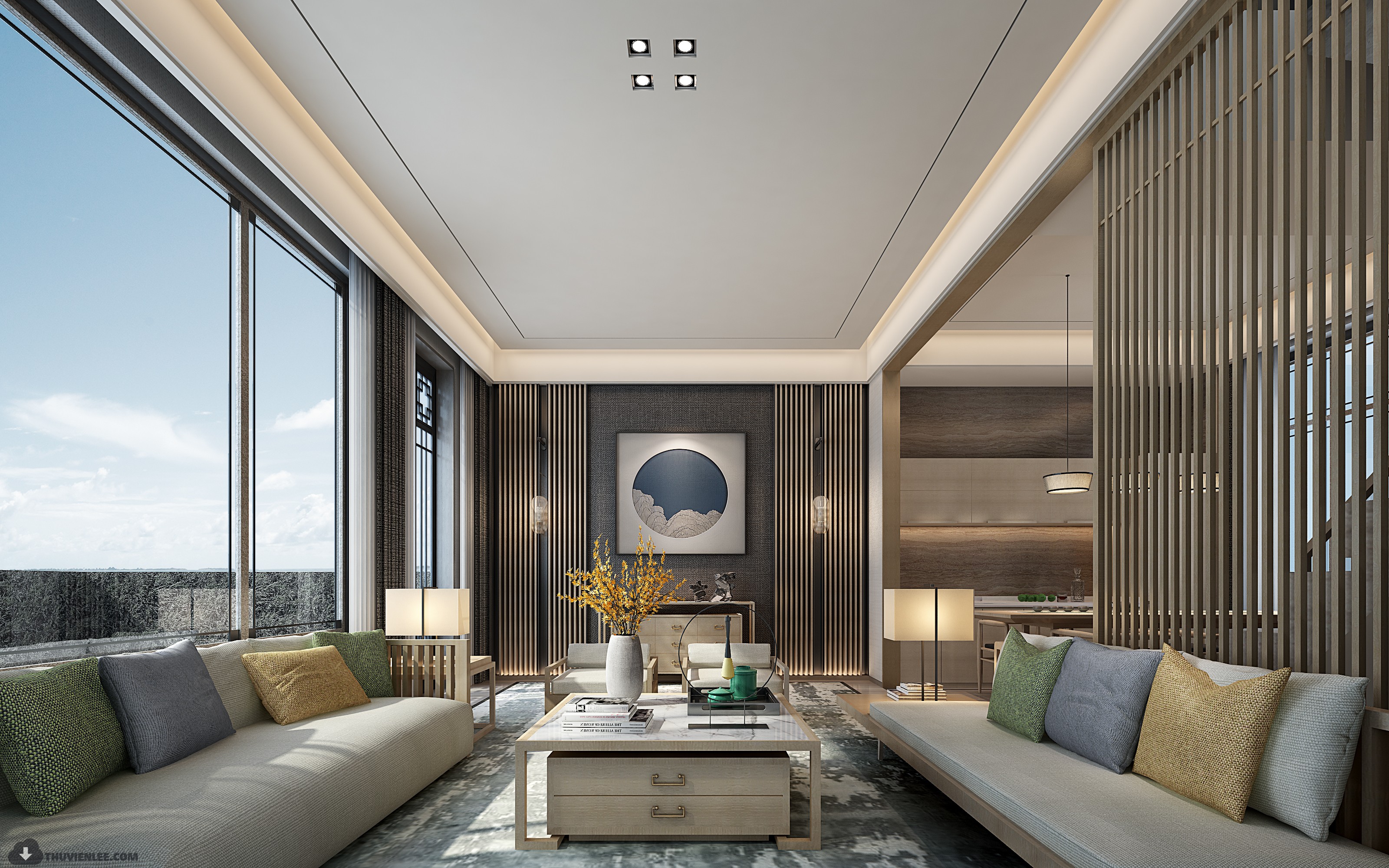 INTERIOR 3D MODELS – MODERN STYLE – 3D MODELS – VRAY – 44 - thumbnail 1