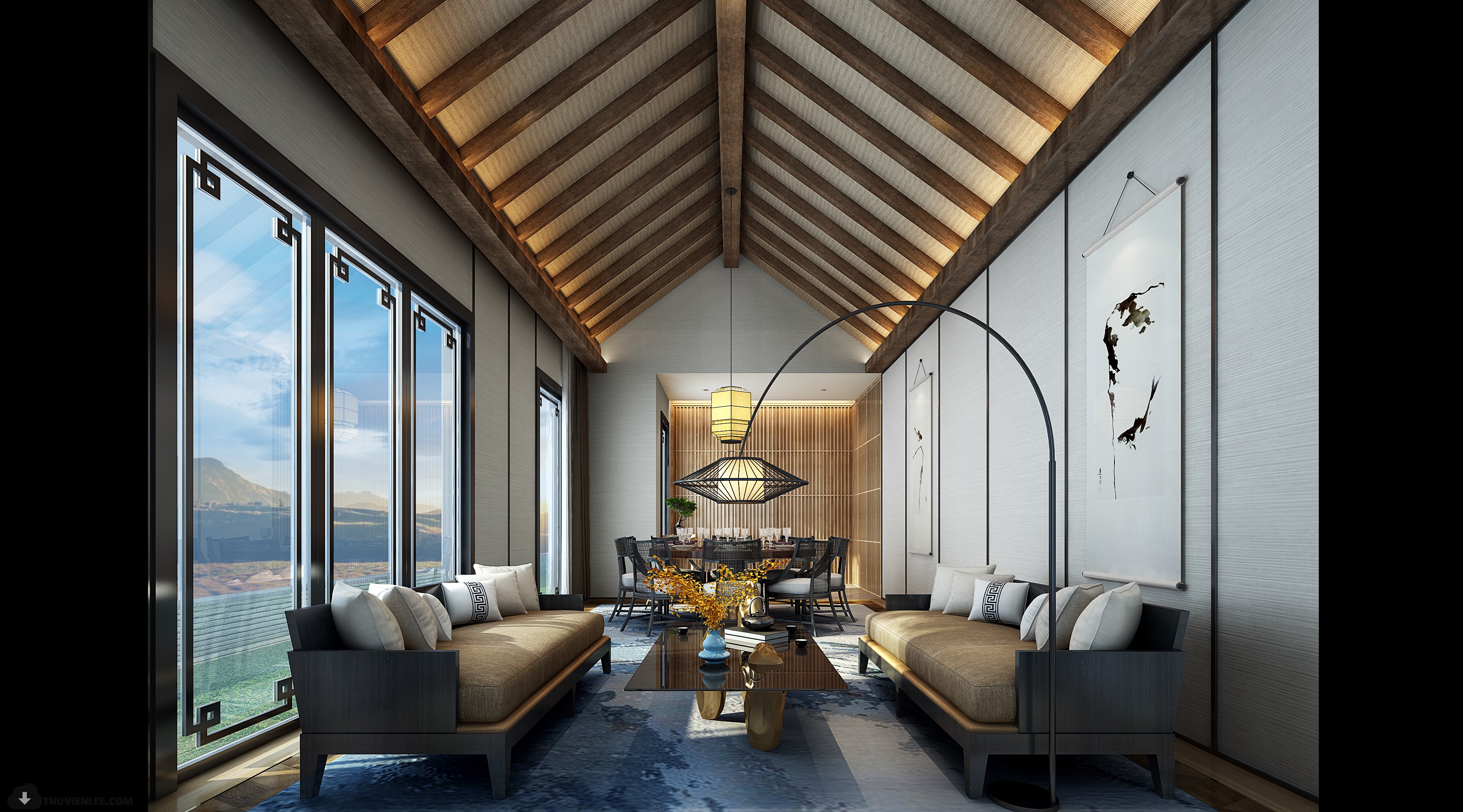 INTERIOR 3D MODELS – MODERN STYLE – 3D MODELS – VRAY – 51 - thumbnail 1