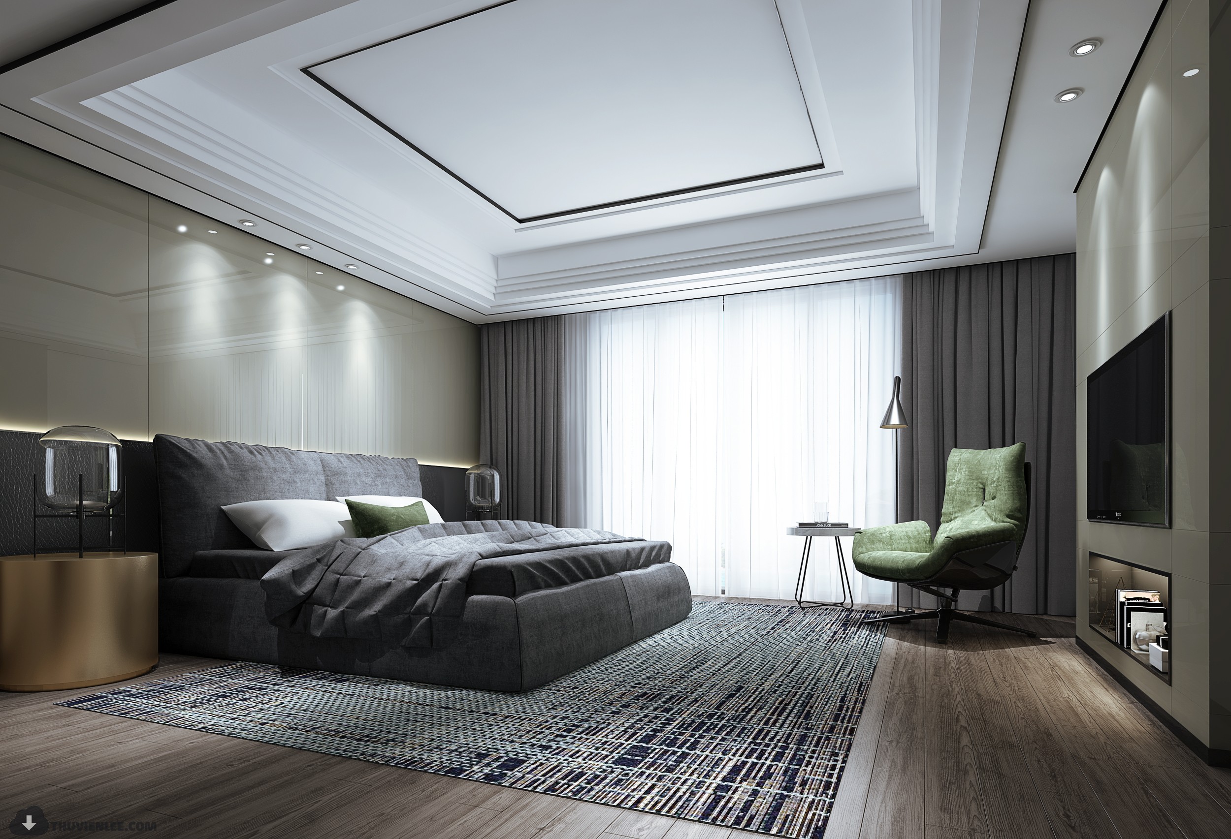 INTERIOR 3D MODELS – MODERN STYLE – 3D MODELS – VRAY – 87 - thumbnail 1