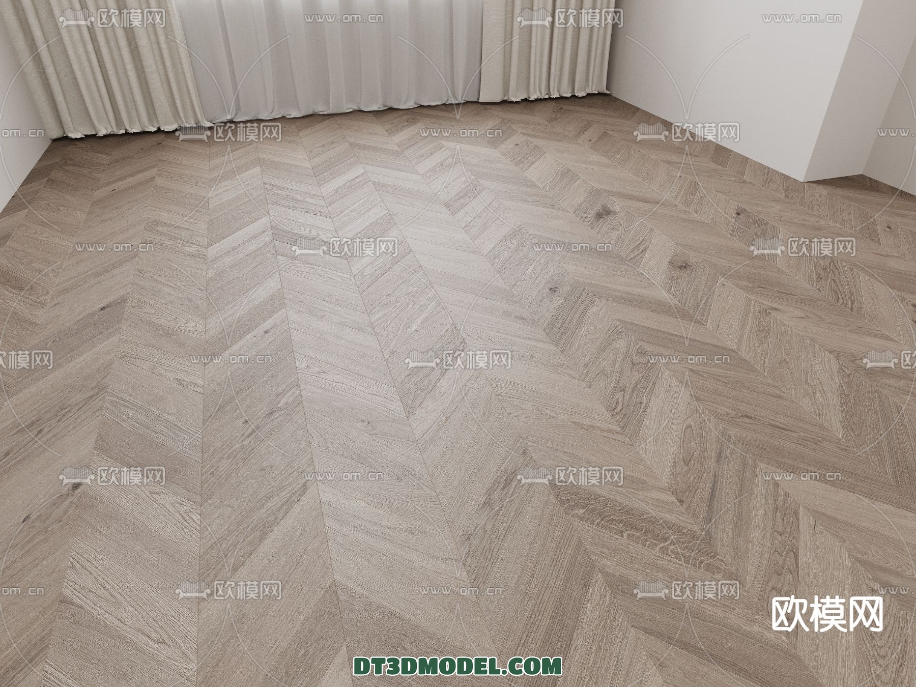 MATERIAL – WOODEN FLOOR – CORONA – 3D MODEL – 2966 - thumbnail 1