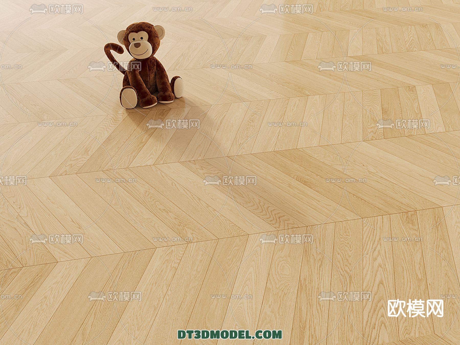 MATERIAL – WOODEN FLOOR – VRAY / CORONA – 3D MODEL – 2978 - thumbnail 1