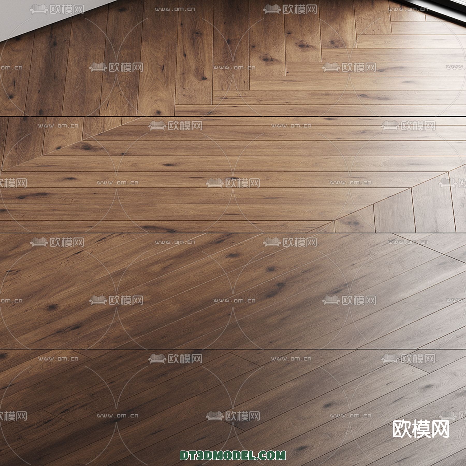 MATERIAL – WOODEN FLOOR – VRAY / CORONA – 3D MODEL – 2985 - thumbnail 1