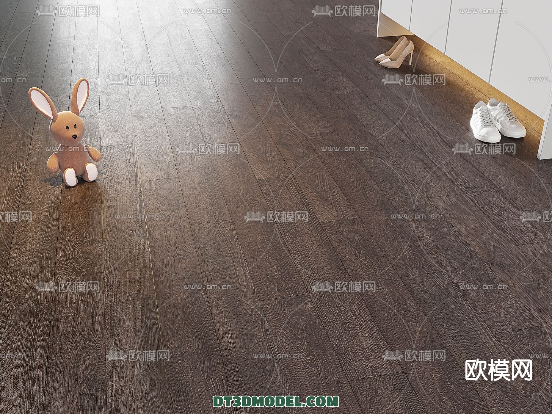 MATERIAL – WOODEN FLOOR – VRAY / CORONA – 3D MODEL – 3014 - thumbnail 1