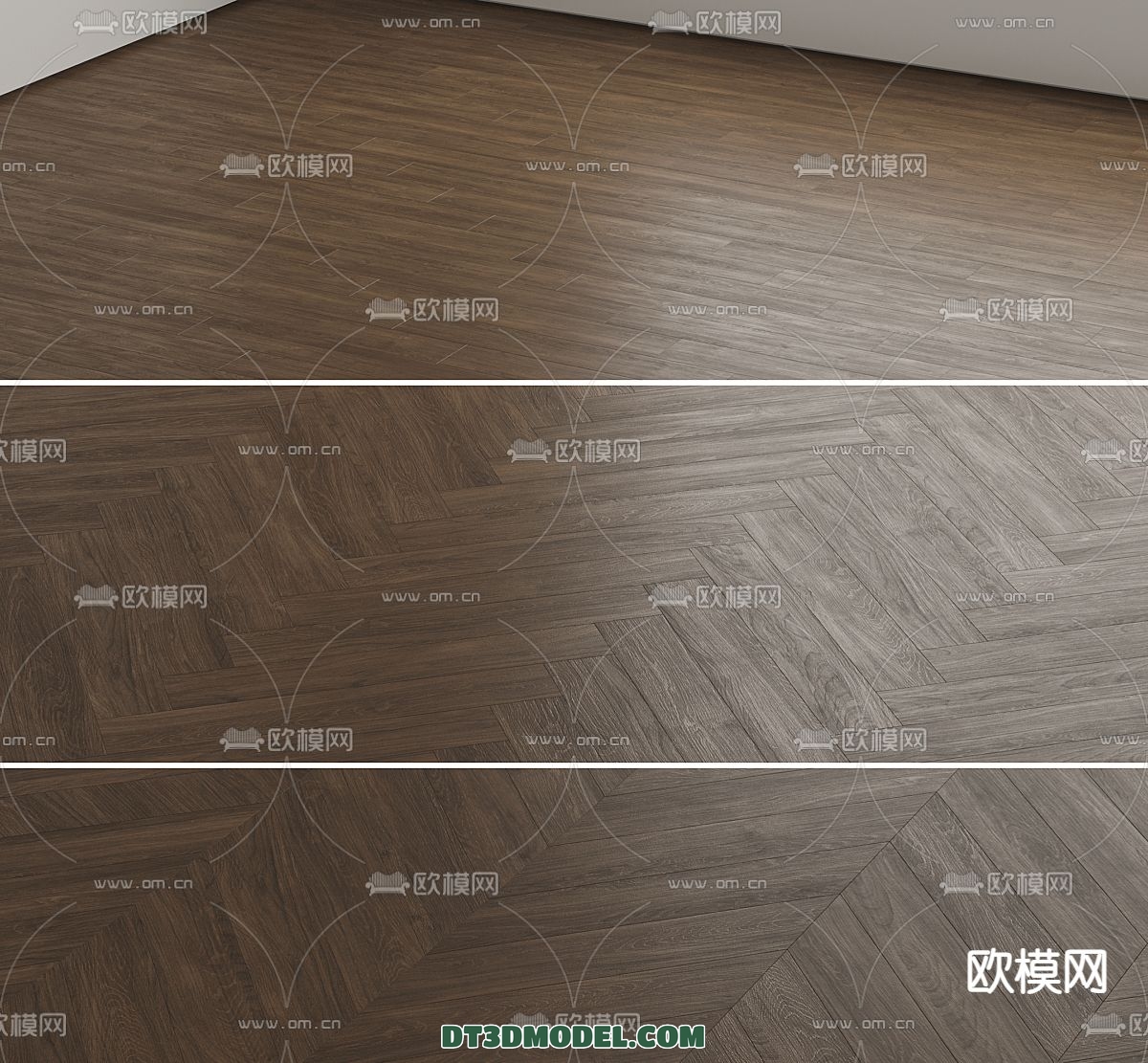 MATERIAL – WOODEN FLOOR – VRAY / CORONA – 3D MODEL – 3017 - thumbnail 1