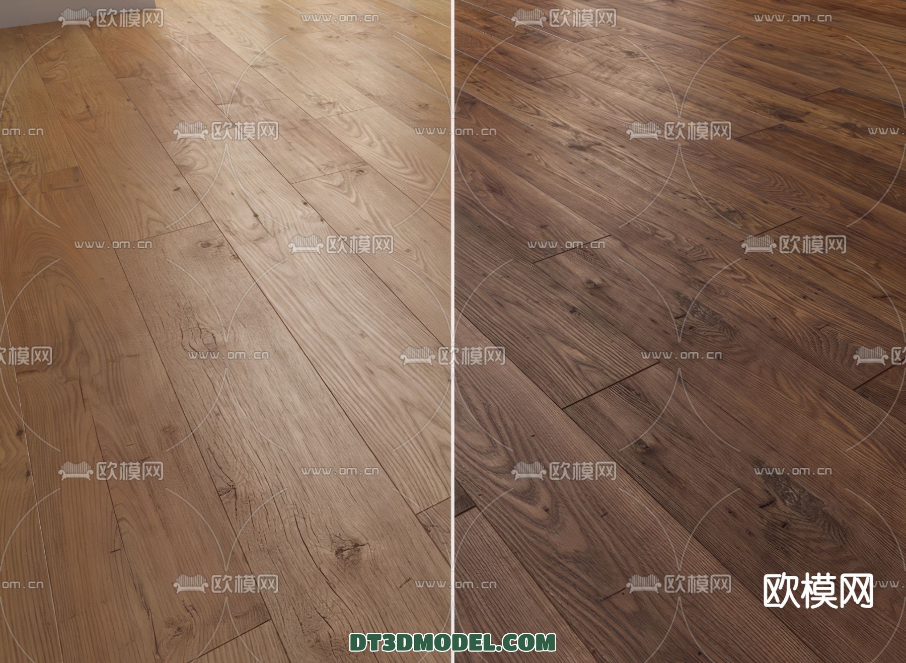 MATERIAL – WOODEN FLOOR – VRAY / CORONA – 3D MODEL – 3023 - thumbnail 1