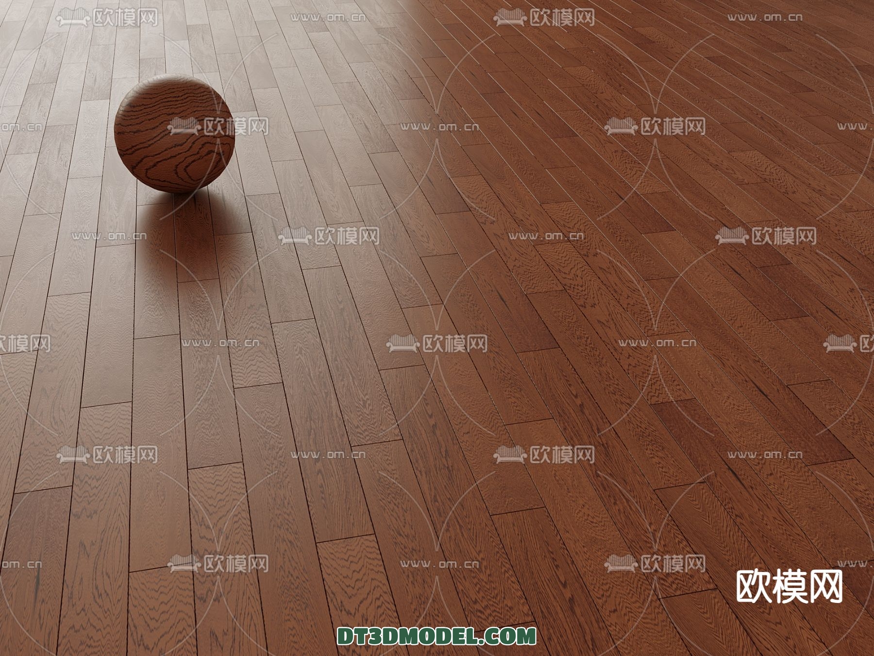 MATERIAL – WOODEN FLOOR – VRAY / CORONA – 3D MODEL – 3027 - thumbnail 1