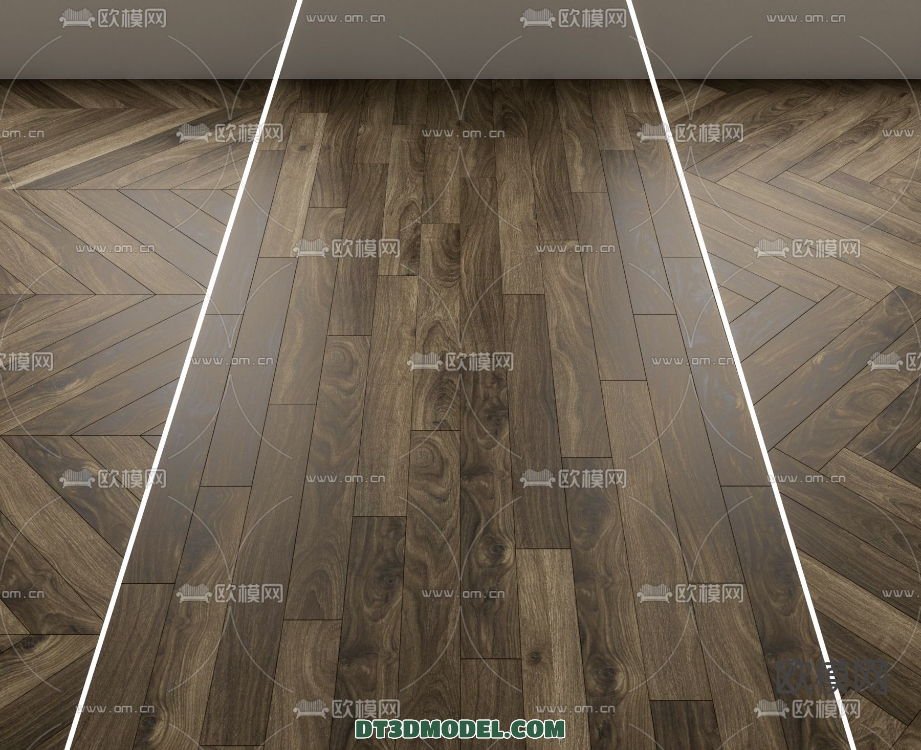 MATERIAL – WOODEN FLOOR – VRAY / CORONA – 3D MODEL – 3034 - thumbnail 1