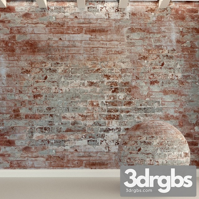 Brick Wall Old Brick 100 3dsmax Download - thumbnail 1