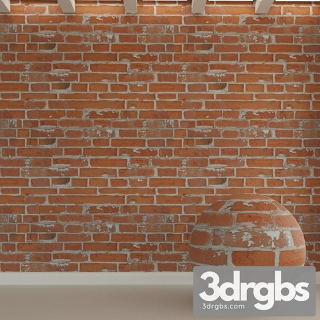 Brick Wall Old Brick 116 3dsmax Download - thumbnail 1