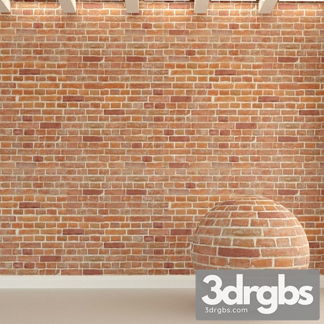 Brick Wall Old Brick 128 3dsmax Download - thumbnail 1