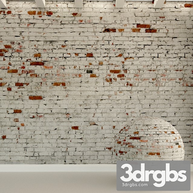 Brick Wall Old Brick 130 3dsmax Download - thumbnail 1