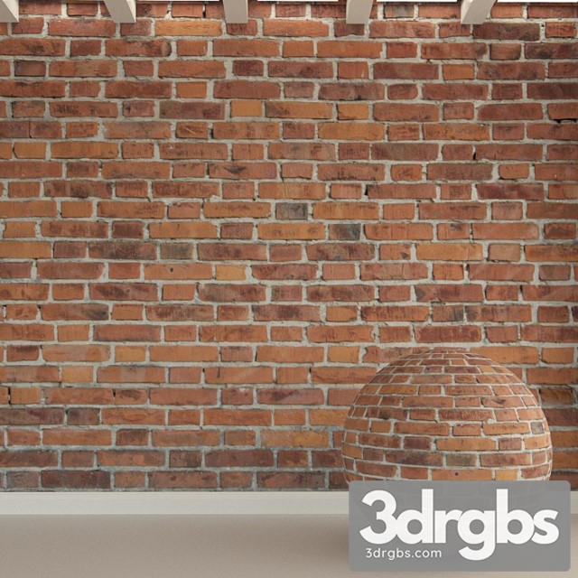 Brick Wall Old Brick 162 3dsmax Download - thumbnail 1