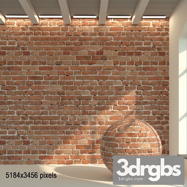 Brick Wall Old Brick 46 3dsmax Download - thumbnail 1