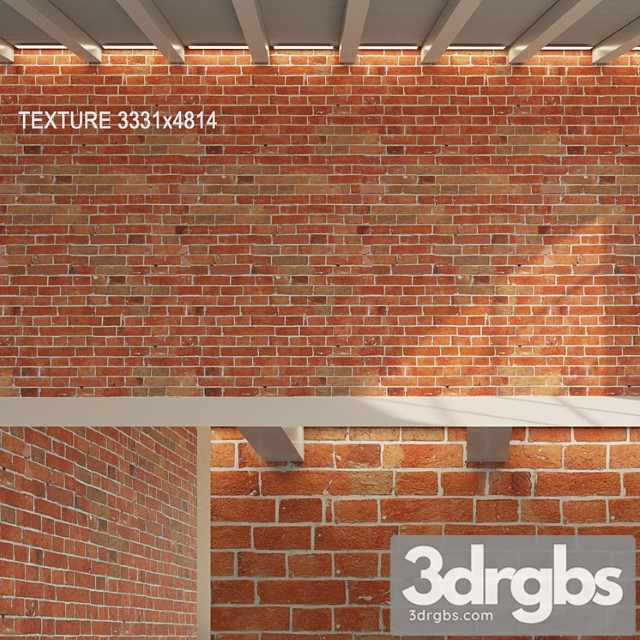 Brick wall (old brick) 6 3dsmax Download - thumbnail 1