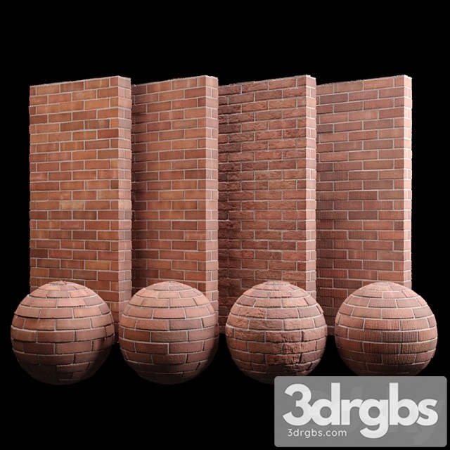 Red brick tiles - thumbnail 1