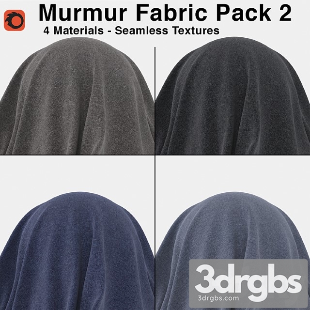 Maharam – murmur fabric – pack 2 (4 seamless materials) - thumbnail 1