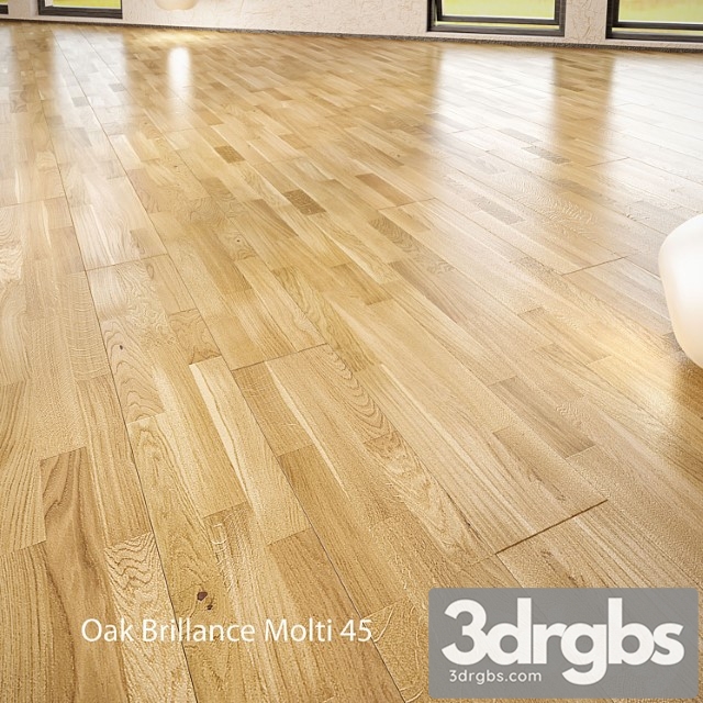 Barlinek floorboard – decor line – oak brillance molti 3dsmax Download - thumbnail 1