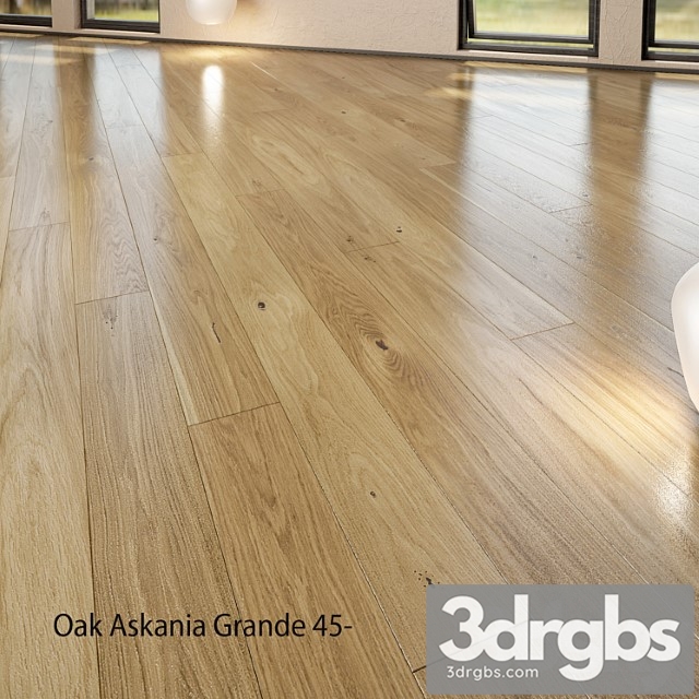 Barlinek floorboard – pure line – oak askania grande 3dsmax Download - thumbnail 1