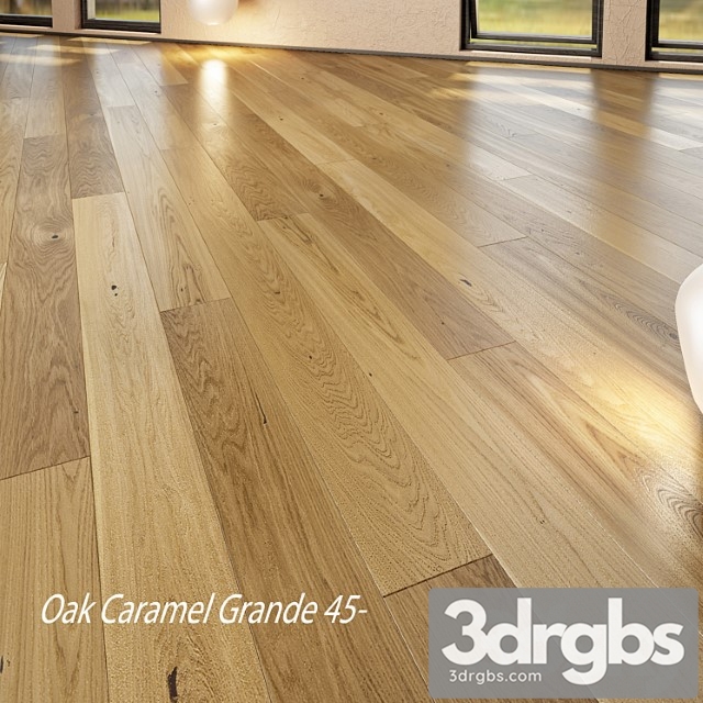 Barlinek floorboard – pure line – oak caramel grande 3dsmax Download - thumbnail 1