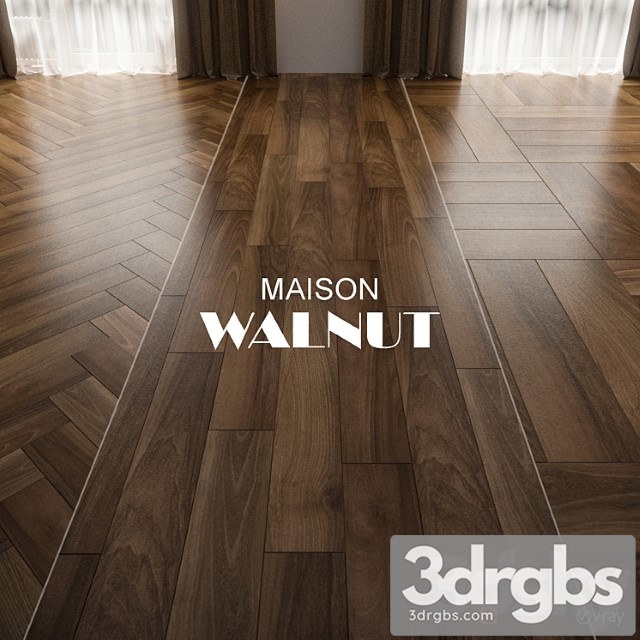 Italon maison walnut 3dsmax Download - thumbnail 1