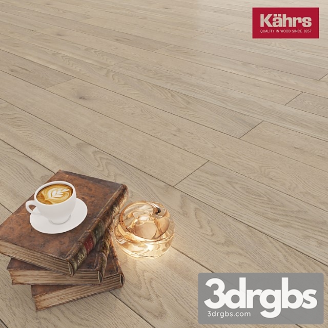 Kahrs Canvas Oak Chalk 3dsmax Download - thumbnail 1