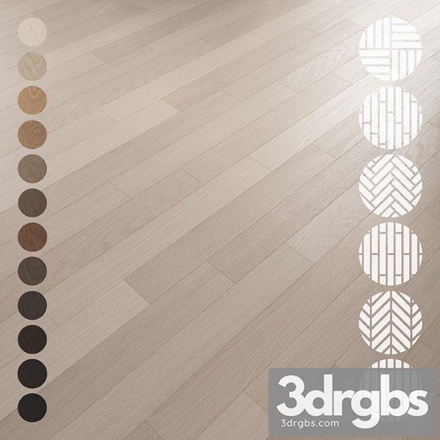 Oak flooring set 013 - thumbnail 1