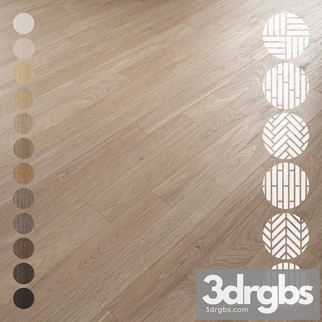 Oak Flooring Set 022 3dsmax Download - thumbnail 1