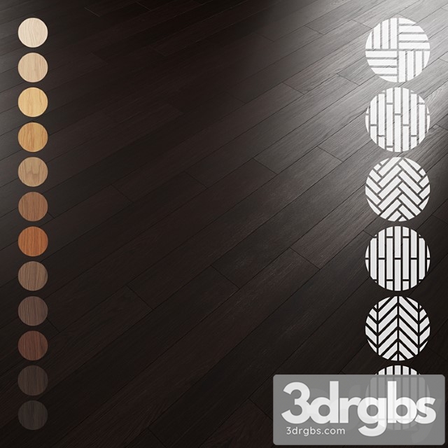 Oak flooring set 033 - thumbnail 1