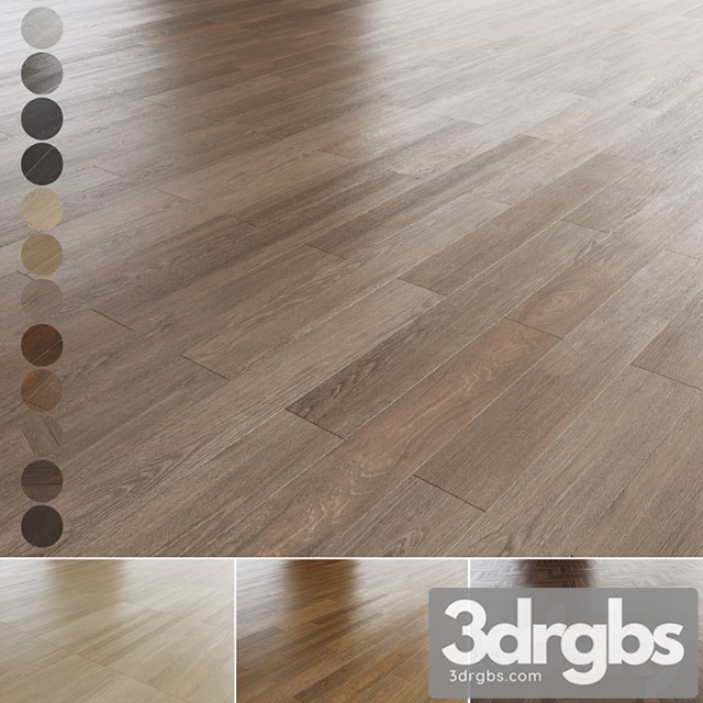 Oak parquet 12 colors. - thumbnail 1