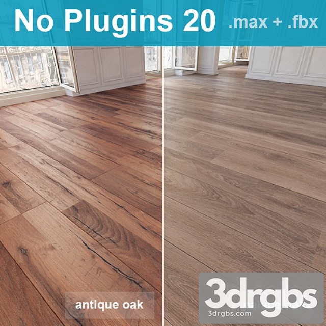 Parquet 20 (2 species without the use of plug-ins) 3dsmax Download - thumbnail 1