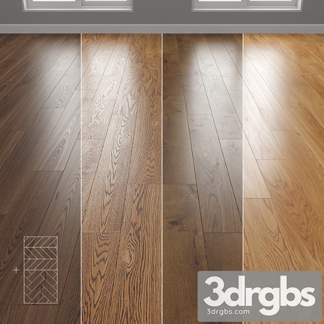 Parquet 4 Colors Linear Herringbone Chevron Setcode1 3dsmax Download - thumbnail 1