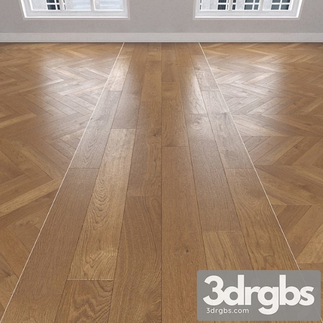 Parquet amber oak 3 types. christmas tree linear chevron. 3dsmax Download - thumbnail 1