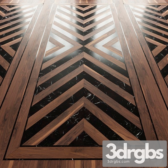 Parquet ebony and co herringbone chevron 3dsmax Download - thumbnail 1